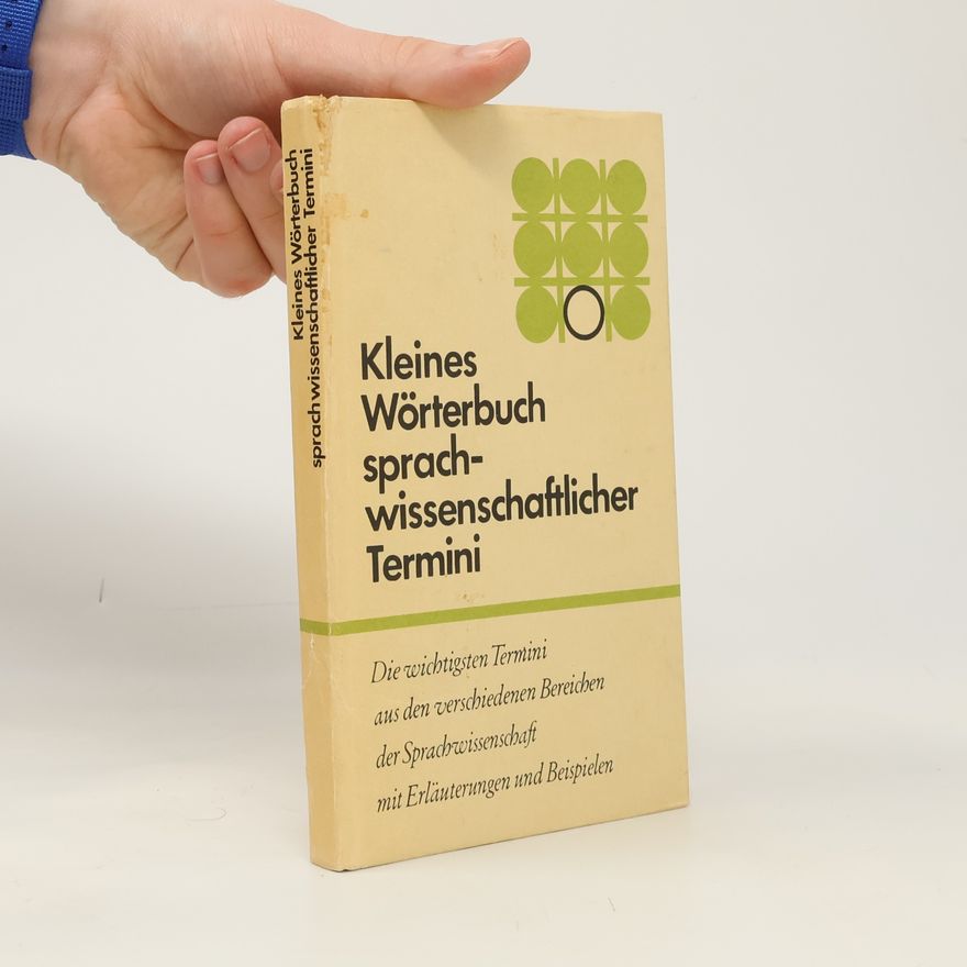 Kolektiv autorů Klienes Wörterbuch sprachwissenschaftlicher Termini
