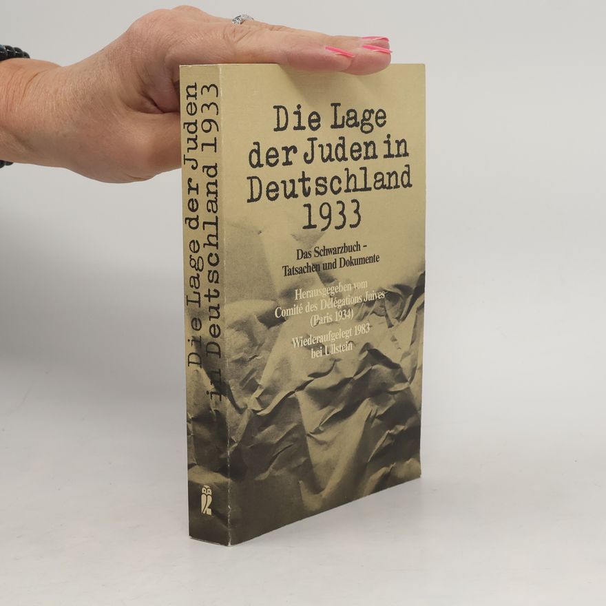 Hansbernd Lindemann Die Lage der Juden in Deutschland 1933