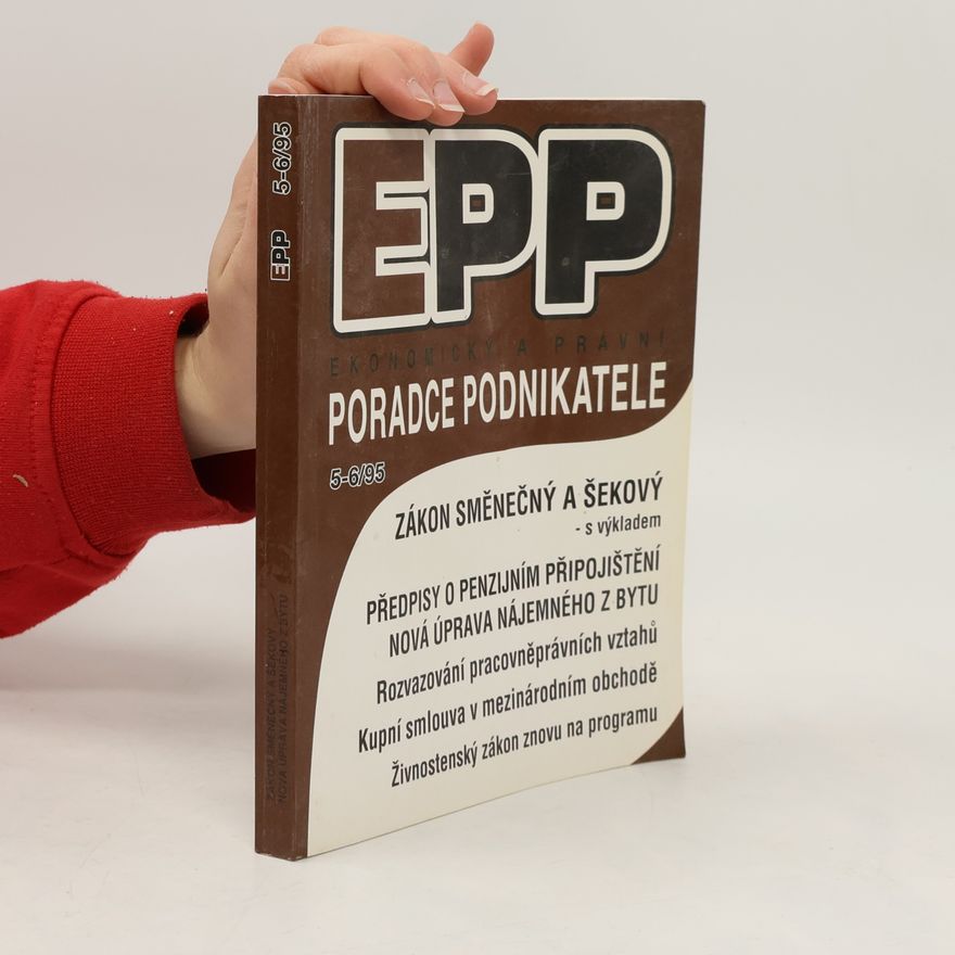 Kolektív autorov EPP: Ekonomický a právní poradce podnikatele 5-6/95