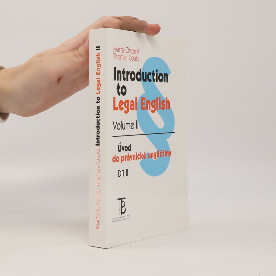Marta Chromá Introduction to Legal English 2