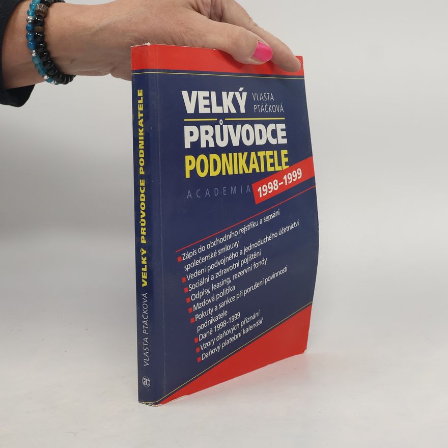 Vlasta Ptáčková Velký průvodce podnikatele (1998-1999)