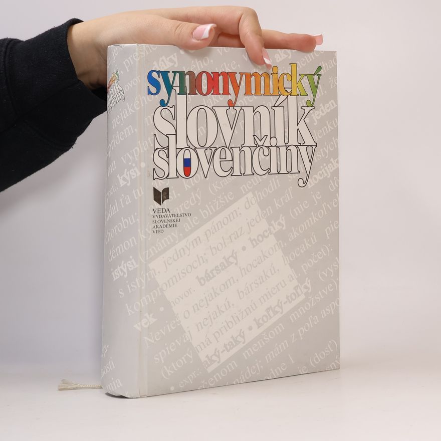 Mária Pisárčiková Synonymický slovník slovenčiny