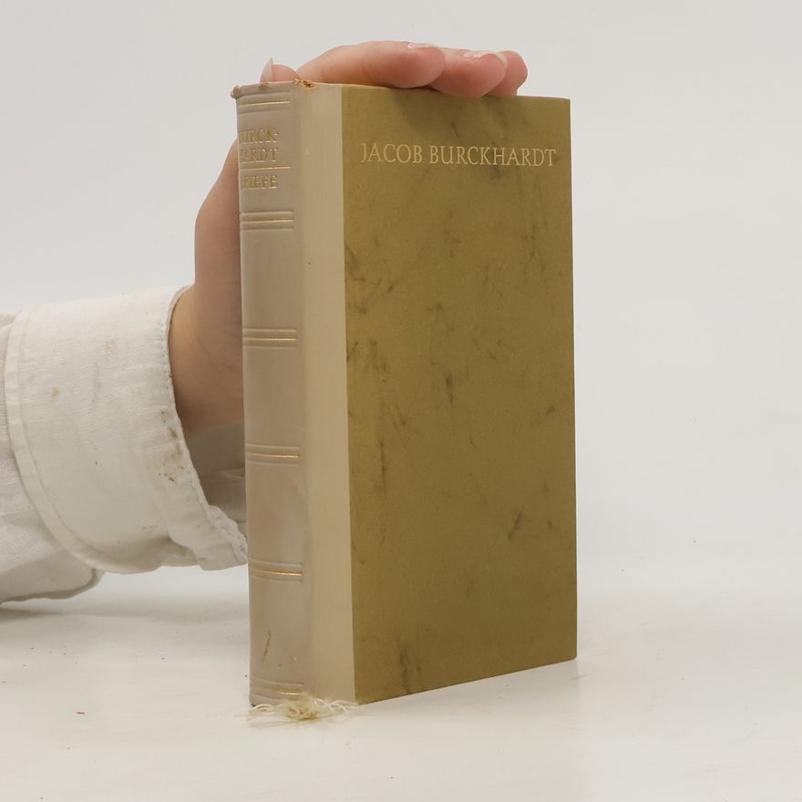 Jacob Christoph Burckhardt Briefe