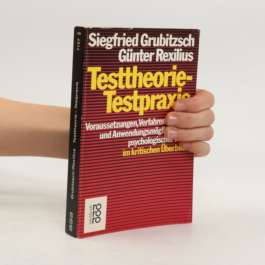 Siegfried Grubitzsch Testtheorie - Testpraxis