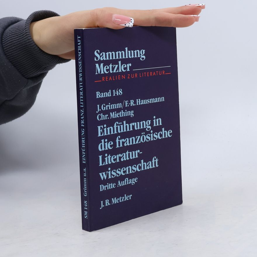 Jürgen Grimm Einführung in die französische Literaturwissenschaft