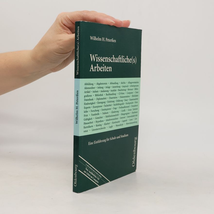 Wilhelm H. Peterßen Wissenschaftliche(s) Arbeiten