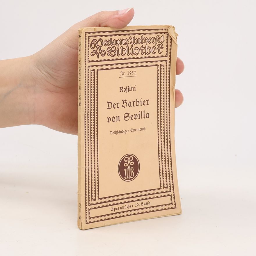 Theobald Rehbaum Der Barbier von Sevilla