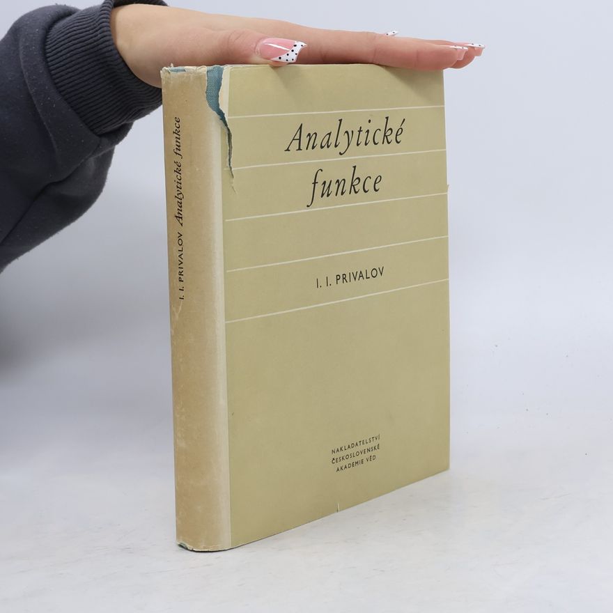 I. I. Privalov Analytické funkce