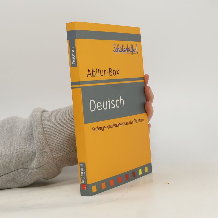 Bettina Schardt Abitur-Box : Deutsch