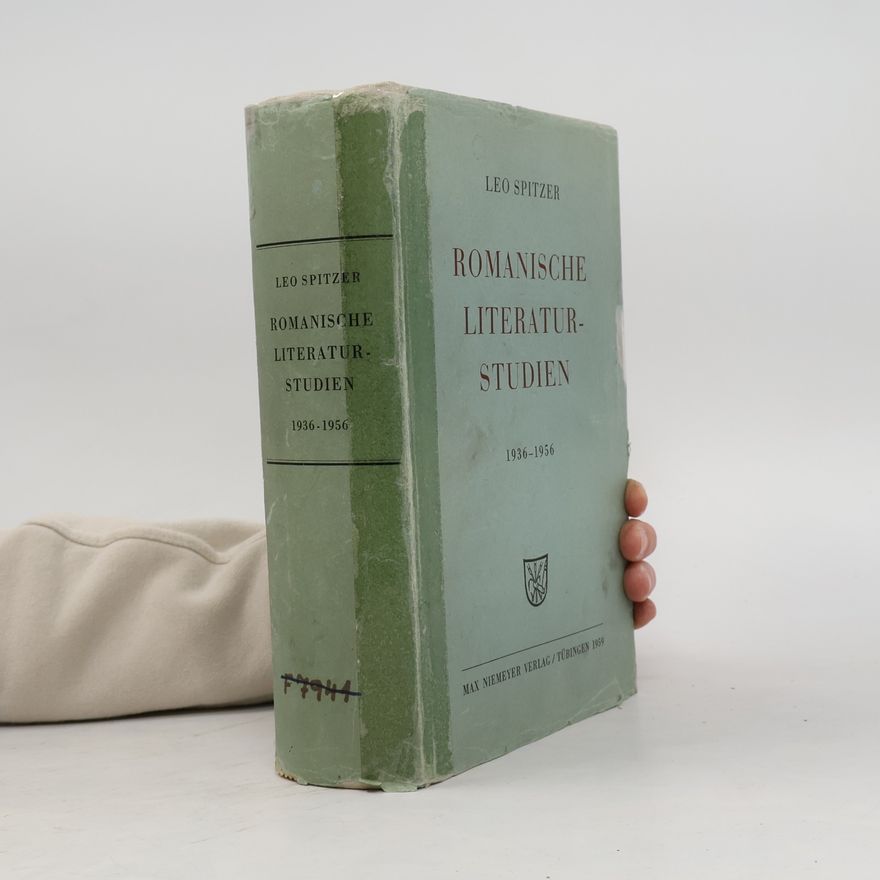 Leo Spitzer Romanische Literaturstudien