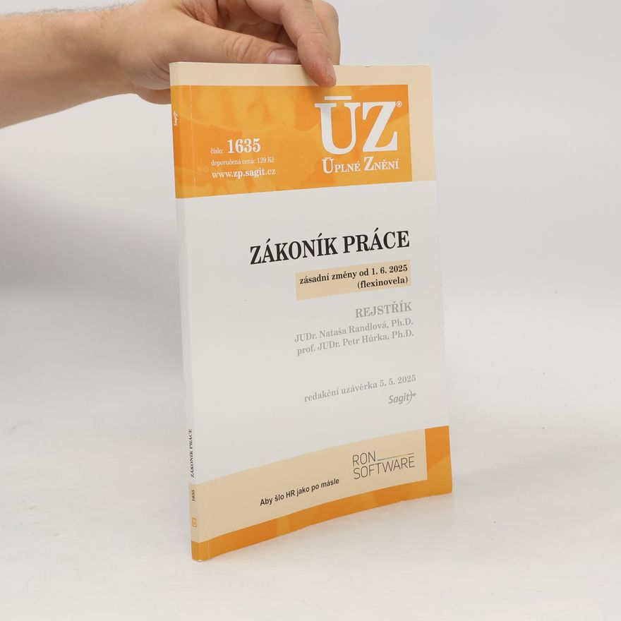 Petr Hůrka Zákoník práce, zásadní změny od 1. 6. 2025