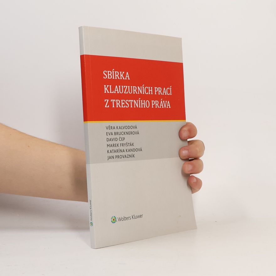 David Čep Sbírka klauzurních prací z trestního práva