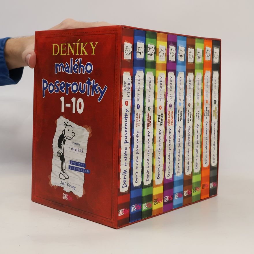 Jeff Kinney Deník malého poseroutky 1-10 (box)