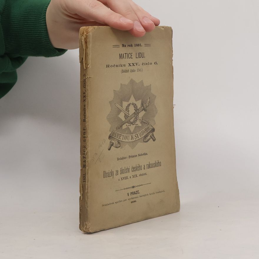 Václav Gabriel Obrázky ze školství českého a rakouského z XVIII. a XIX. století.