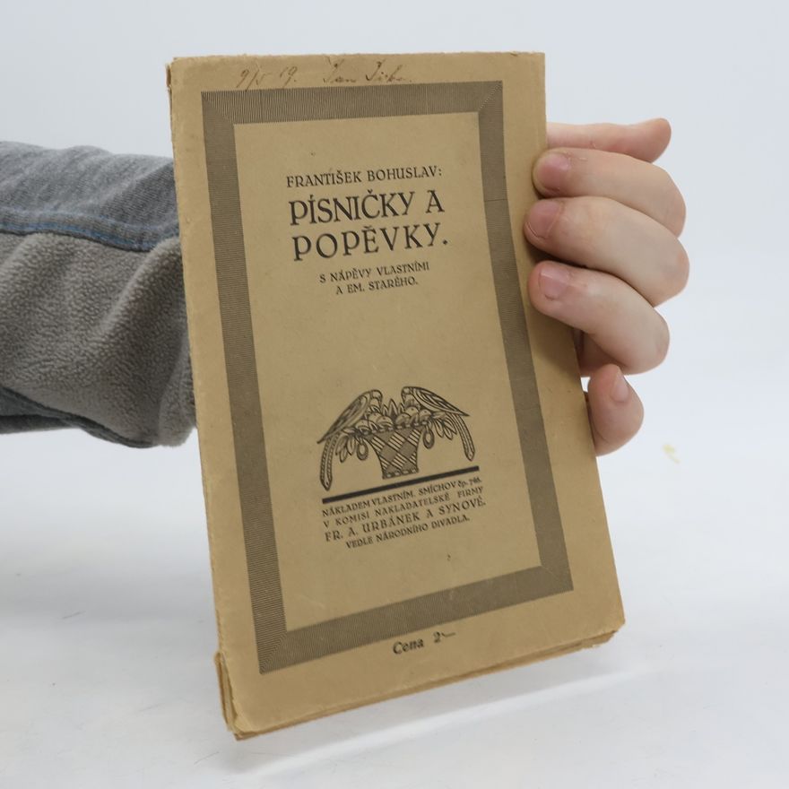 Bohuslav František Písničky a popěvky