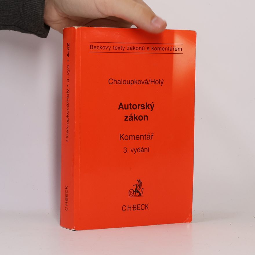 Helena Chaloupková Autorský zákon : Komentář
