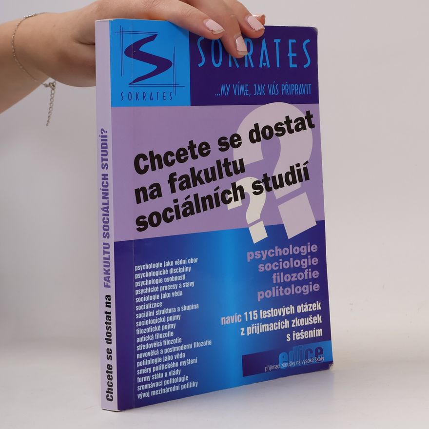 Lucie Kalabisová Chcete se dostat na fakultu sociálních studií?