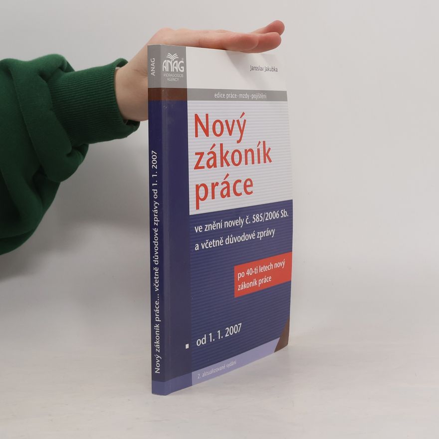 Jaroslav Jakubka Nový zákoník Práce