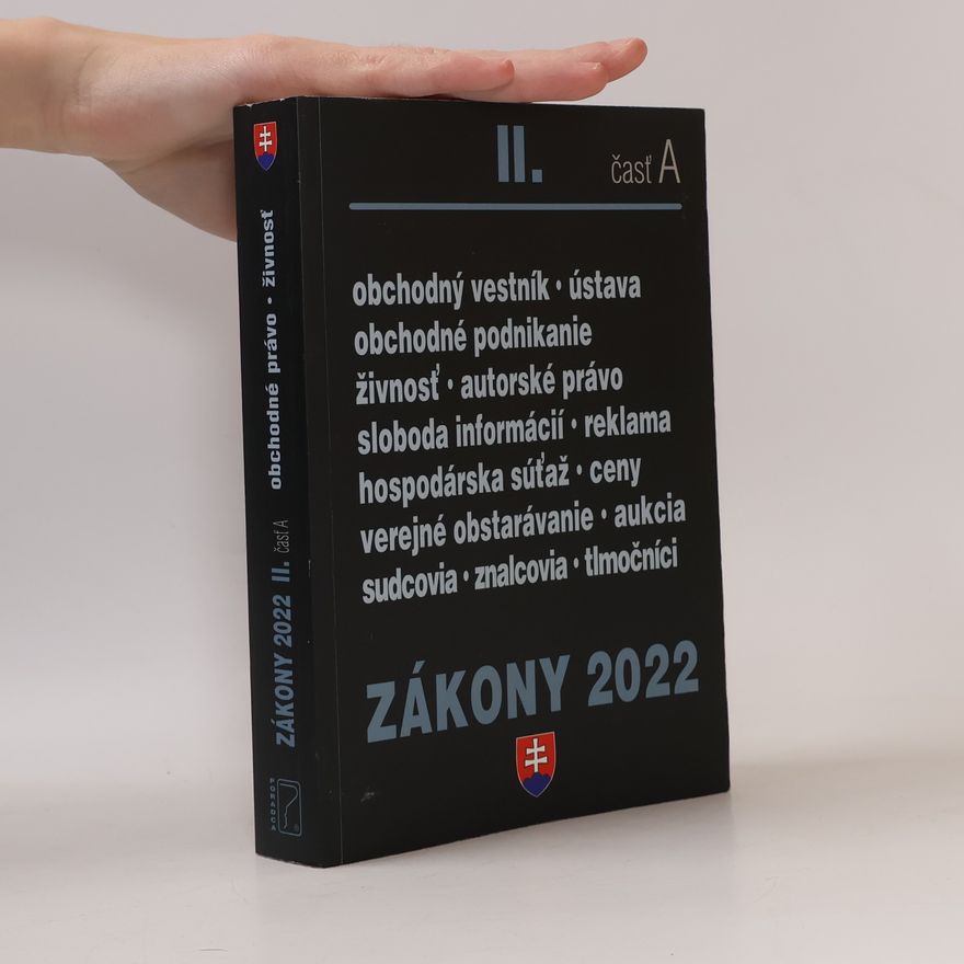 Kolektiv autorů II. Zákony 2022, časť A