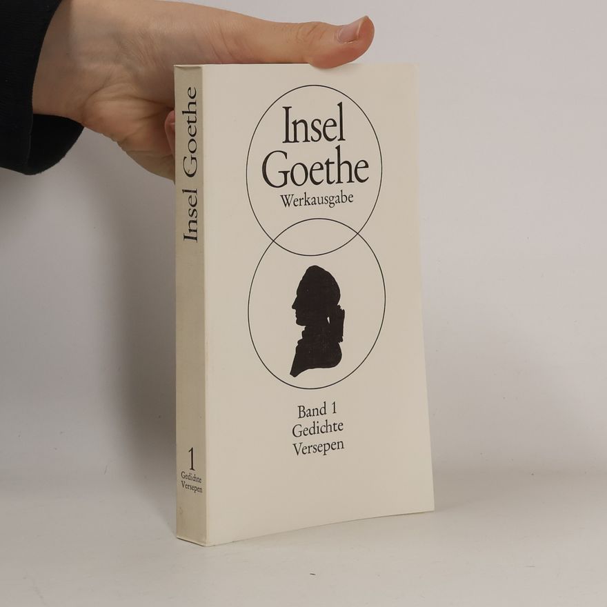 Johann Wolfgang von Goethe Insel Goethe Werkausgabe 1