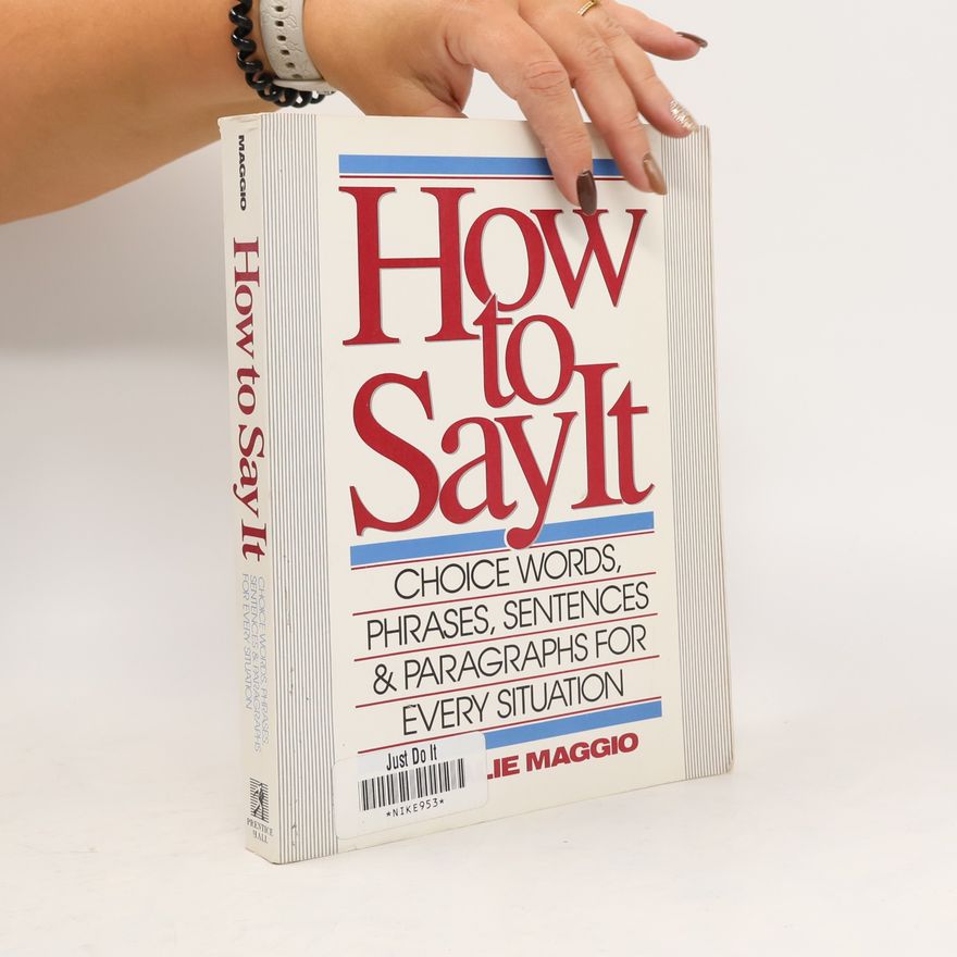 Rosalie Maggio How to Say It