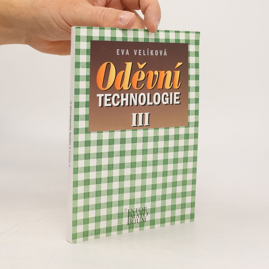 Eva Velíková Oděvní technologie III
