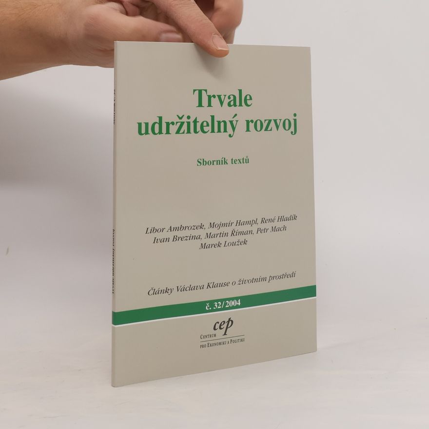 Libor Ambrozek Trvale udržitelný rozvoj : sborník textů