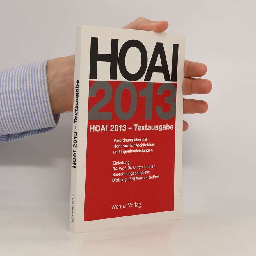 Ulrich Locher HOAI 2013 - Textausgabe