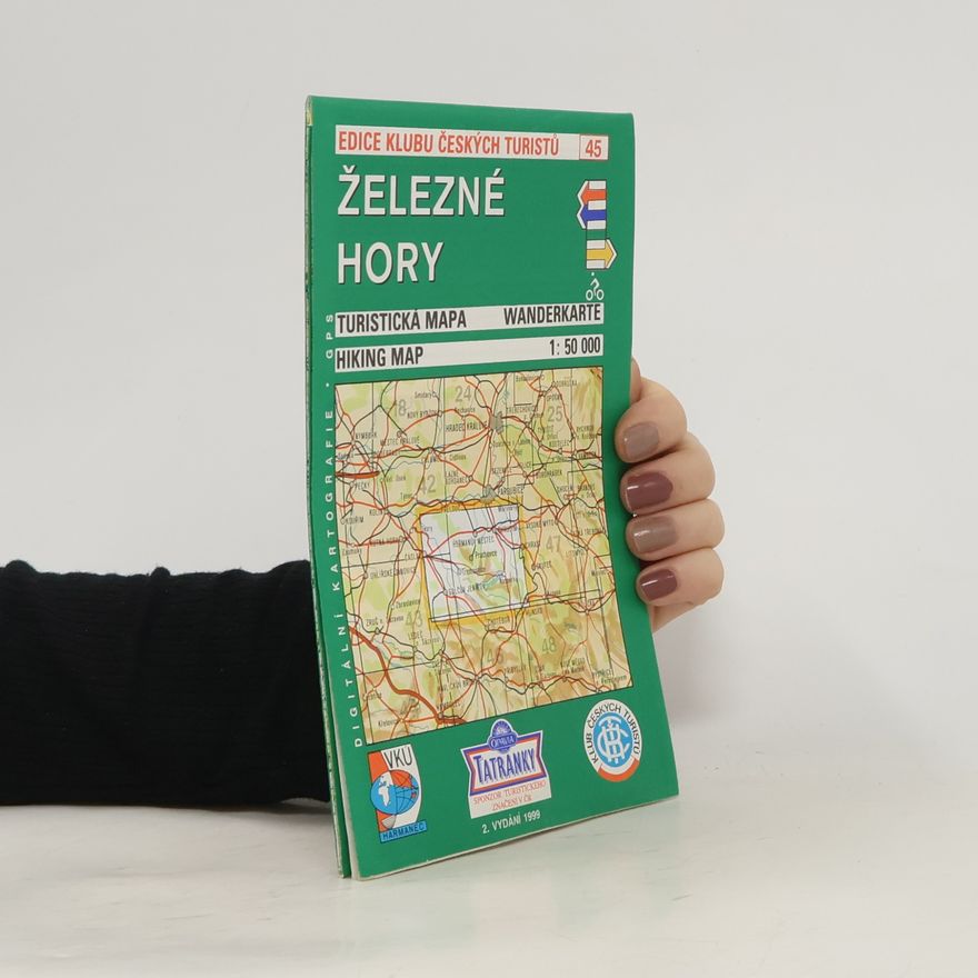Auteurscollectief Železné hory. turistická mapa 1:50 00