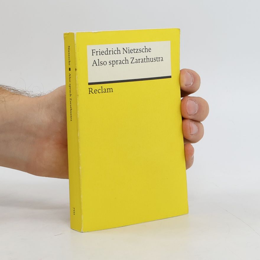 Friedrich Nietzsche Also Sprach Zarathustra