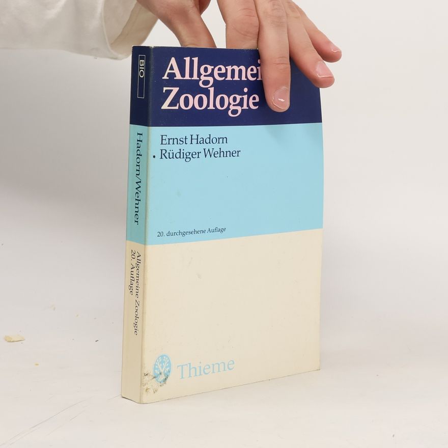 Rüdiger Wehner Allgemeine Zoologie