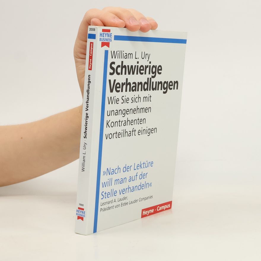 William Ury Schwierige Verhandlungen
