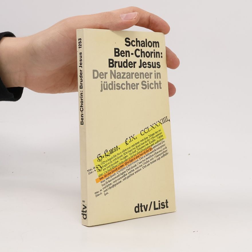 Schalom Ben-Chorin Bruder Jesus