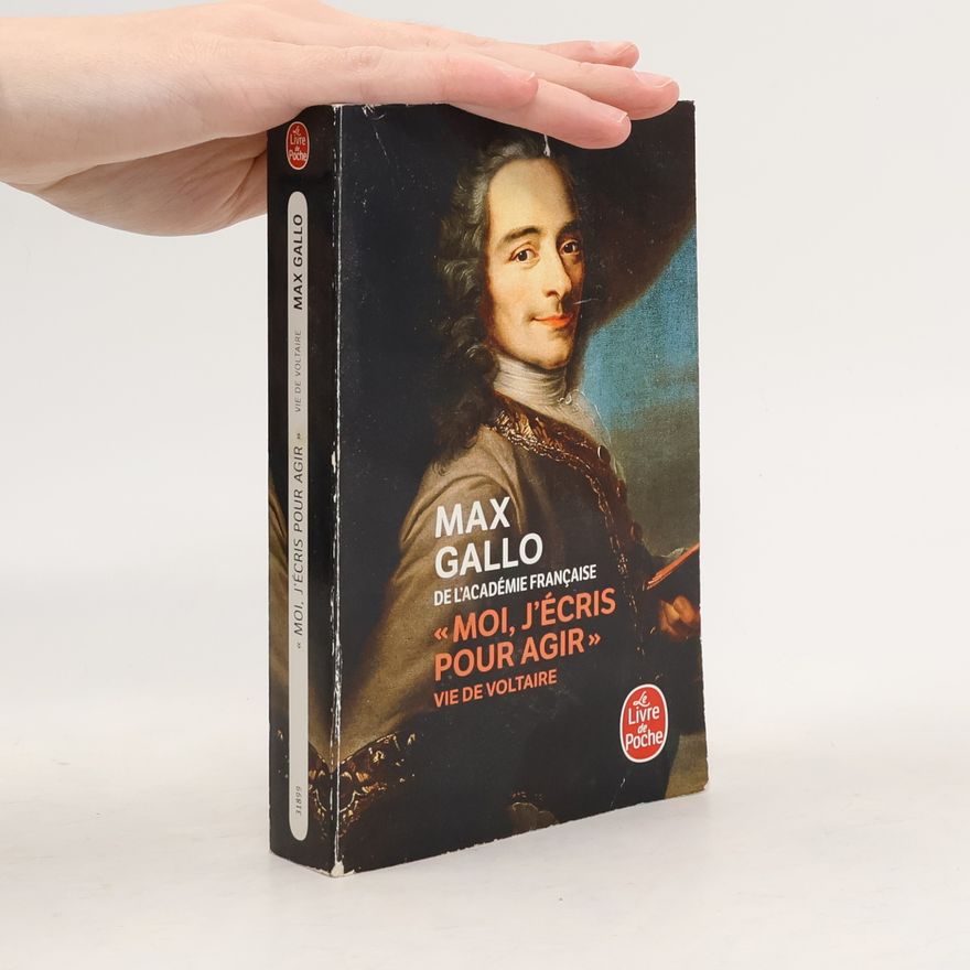 Max Gallo Le Livre de Poche: « Moi, j'écris pour agir »