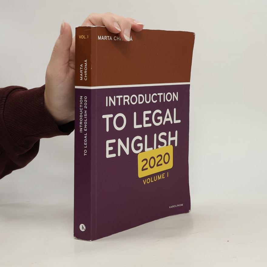Marta Chromá Introduction to legal English : Volume I